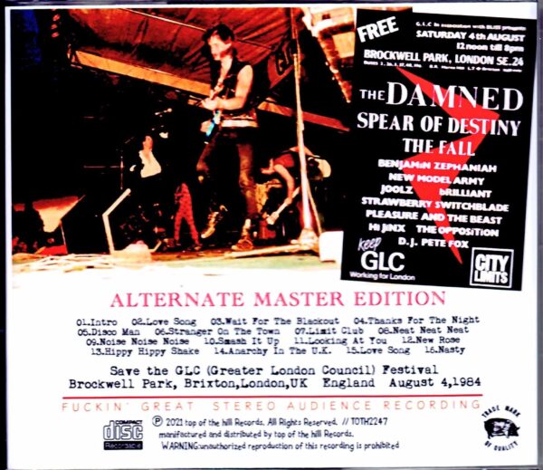 Damned/London, UK 1984 - Image 2