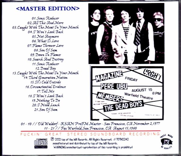 Dead Boys/CA, USA 1977 & more - Image 2