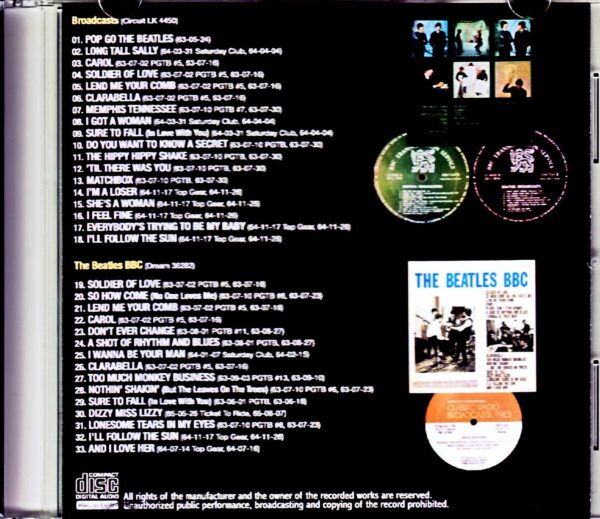 Beatles/Broadcast BBC Remasters Workshop Version - Image 2