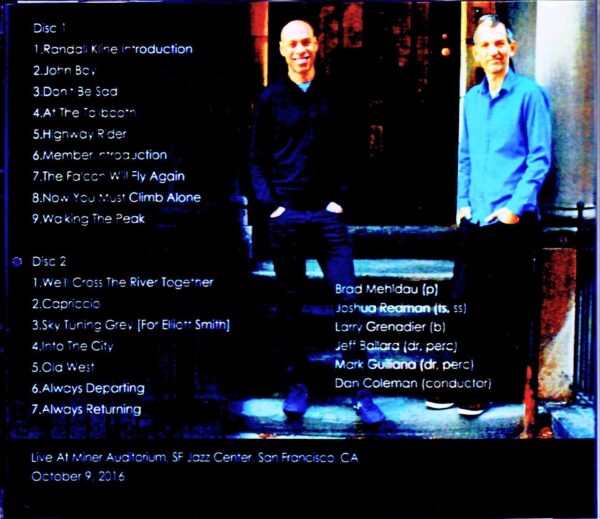Joshua Redman,Brad Mehldau/CA,USA 2016 - Image 2