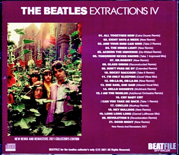 Beatles/Extractions IV New Remix and Remasters 2021 - Image 2
