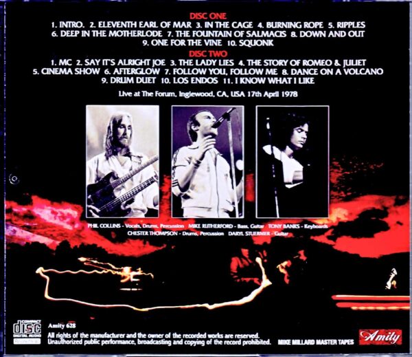 Genesis/CA,USA 1978 Mike Millard Master Tapes - Image 2