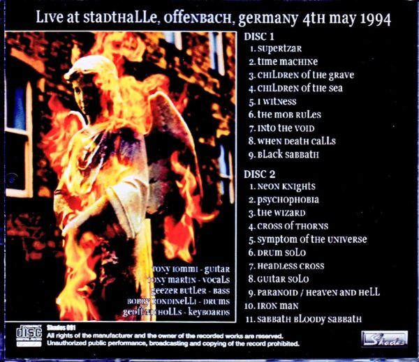 Black Sabbath/Germany 1994 - Image 2