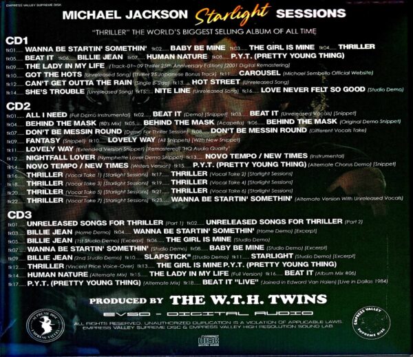 Michael Jackson/Thriller Starlight Sessions - Image 2
