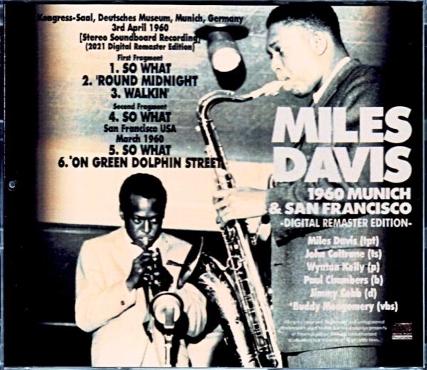 Miles Davis Quitet, John Coltrane/Germany 1960 Digital Remaster - Image 2