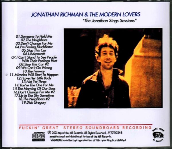 Jonathan Richman, the Modern Lovers/Sings Sessions - Image 2