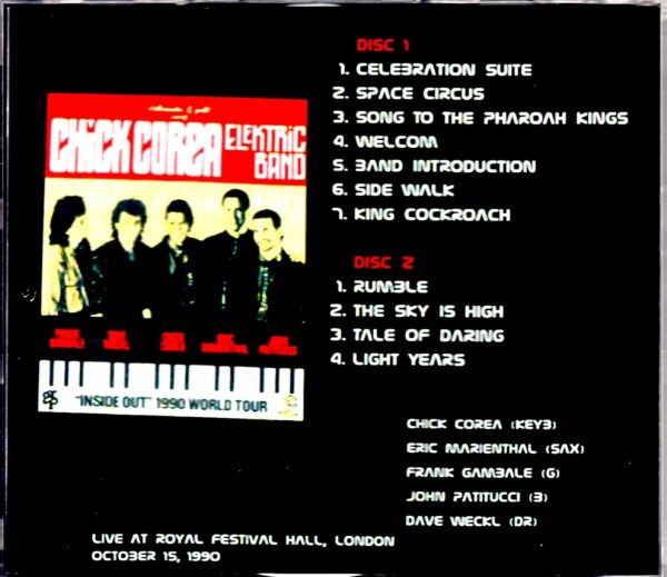 Chick Corea Elektric Band/London,UK 1990 - Image 2