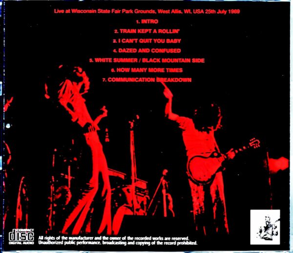 Led Zeppelin/WI, USA 1969 - Image 2