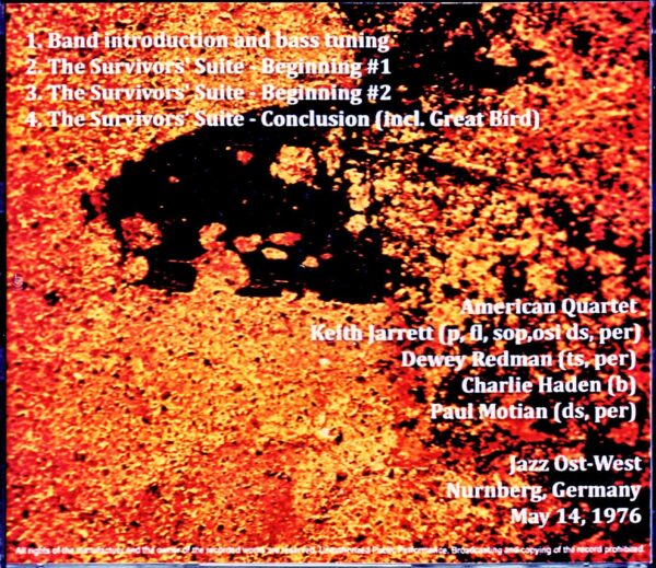Keith Jarrett American Quartet/Germany 1976 - Image 2