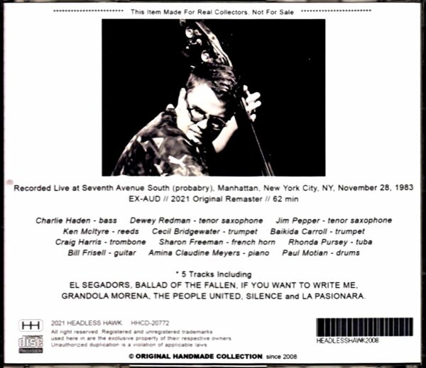 Charlie Haden's Liberation Music Orchestra/NY,USA 1983 - Image 2