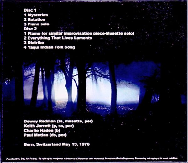 Keith Jarrett American Quartet/Switzerland 5.13.1976 - Image 2