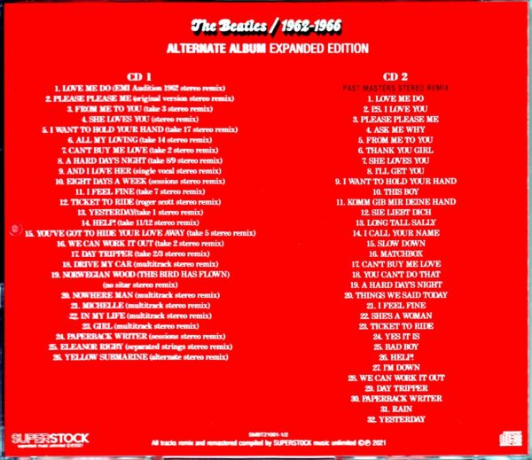 Beatles/Akaban 1962-1966 Alternate Album Expanded Edition - Image 2