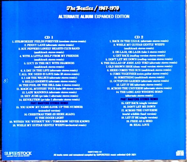 Beatles/Blue Edition 1962-1966 Alternate Album Expanded Edition - Image 2