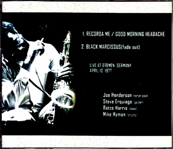 Joe Henderson Quartet/Germany 1977 - Image 2