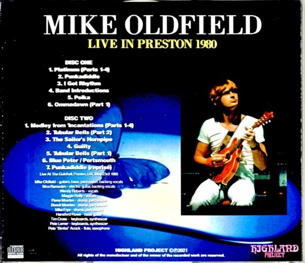 Mike Oldfield/England,UK 1980 - Image 2