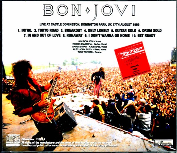 Bon Jovi/England,UK 1985 - Image 2