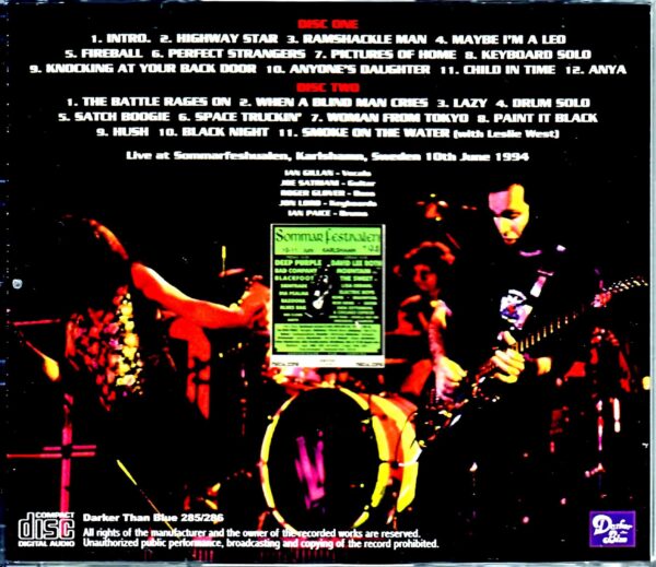 Deep Purple/Sweden 1994 - Image 2