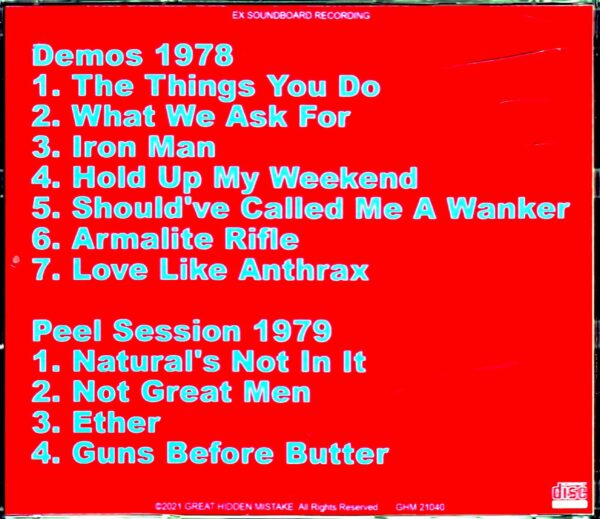 Gang of Four/Early Demo Sessions & Rare Tracks - Image 2