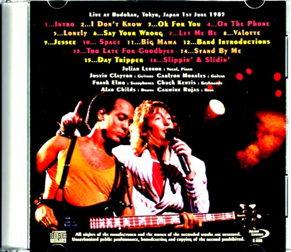 Julian Lennon/Tokyo,Japan 1985 - Image 2