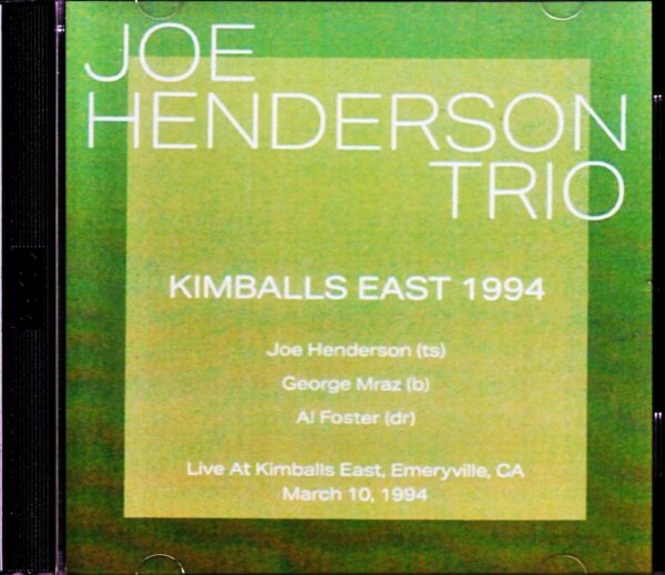 Joe Henderson Trio/CA,USA 1994