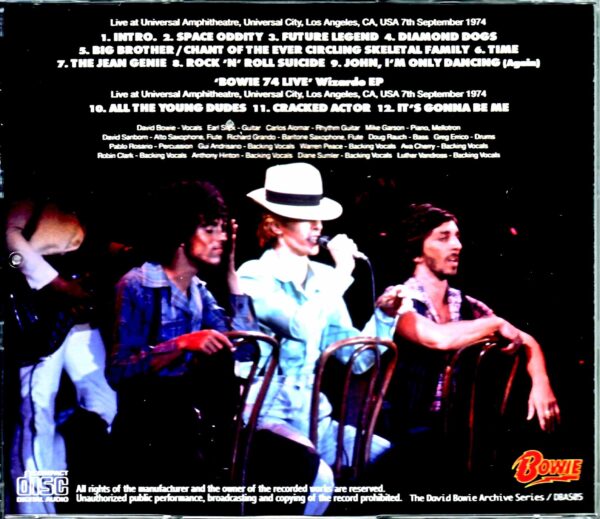 David Bowie/CA,USA 9.7.1974 & more - Image 2