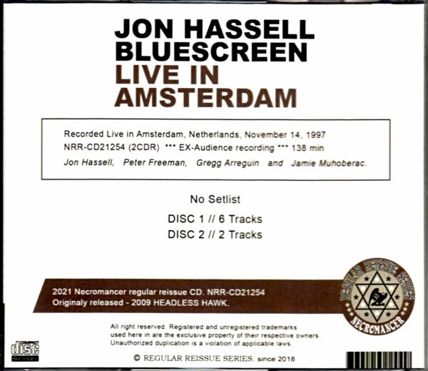 Jon Hassell Bluescreen/Netherlands 1997 - Image 2
