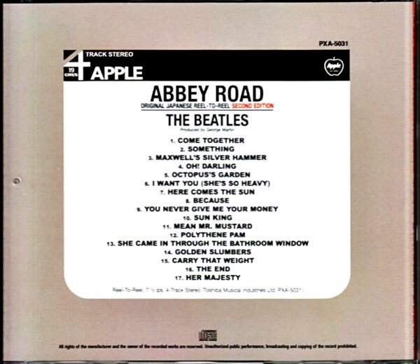 Beatles/Abbey Road Japanese Reel to Reel Upgrade - Image 2