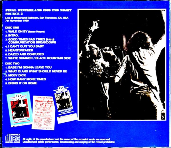 Led Zeppelin/CA,USA 11.7.1969 Source2 - Image 2