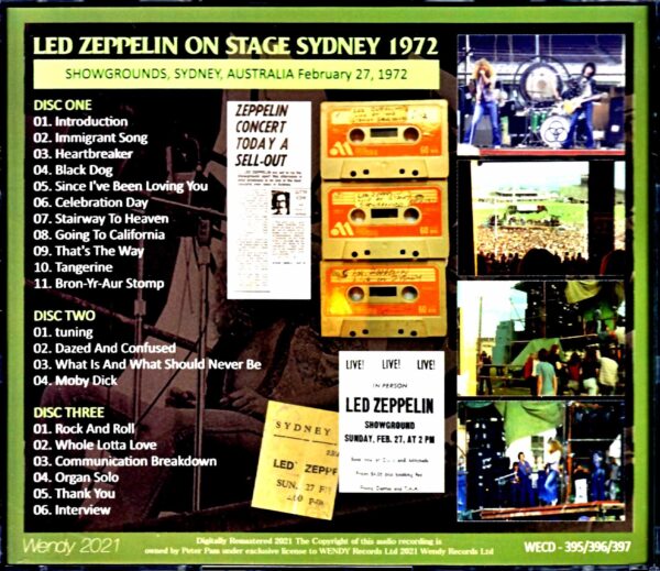 Led Zeppelin/Australia 2.27.1972 - Image 2
