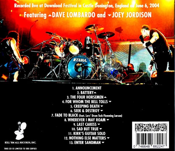Metallica/Live without Lars England, UK 2004 - Image 2