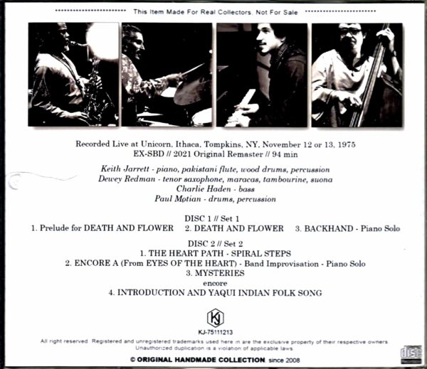Keith Jarrett American Quartet/NY,USA 1975 - Image 2