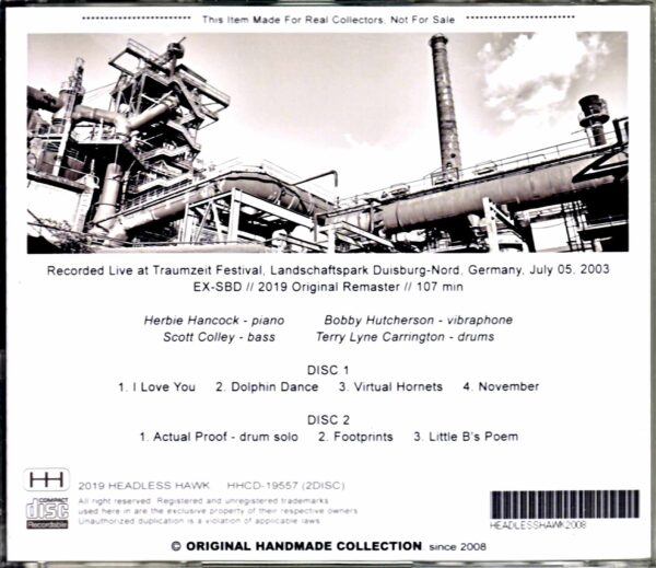 Herbie Hancock,Bobby Hutcherson Quartet/Germany 2003 - Image 2