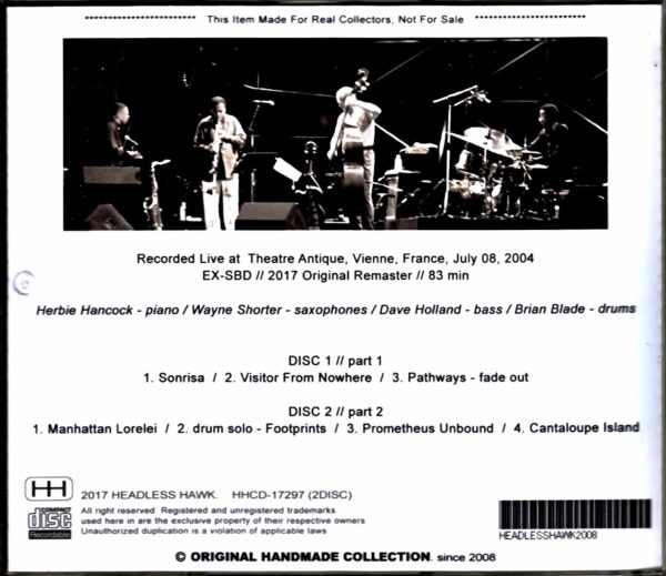 Herbie Hancock, Wayne Shorter, Dave Holland, Brian Blade/France 2004 - Image 2