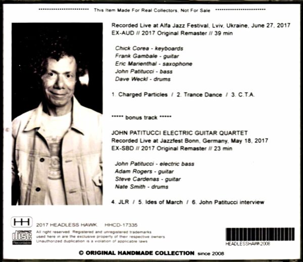 Chick Corea Elektric Band, John Patitucci/Ukraine 2017 & more - Image 2