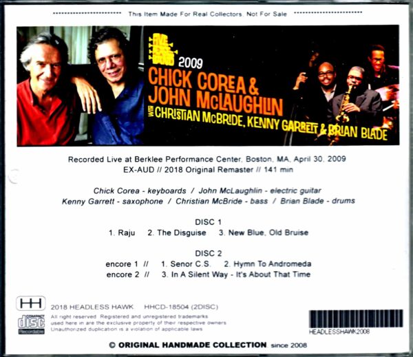 Chick Corea,John McLaughlin Five Peace Band/MA,USA 2009 - Image 3