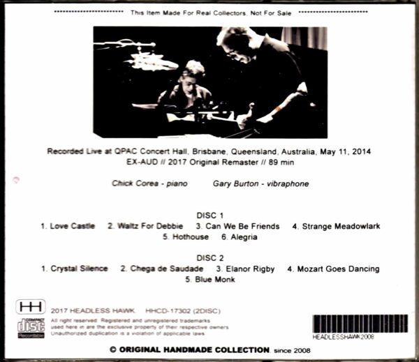 Chic Corea,Gary Burton/Australia 2014 - Image 2