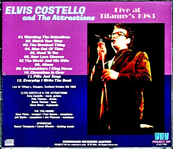 Elvis Costello and the Attractions/Scotland,UK 1983 - Image 2