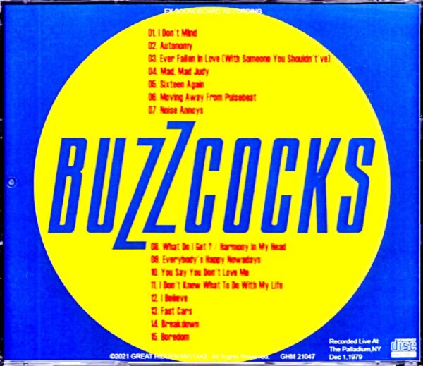 Buzzcocks/NY, USA 1979 - Image 2