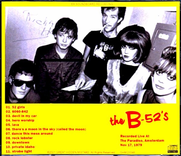 B-52's/Netherlands 1979 - Image 2