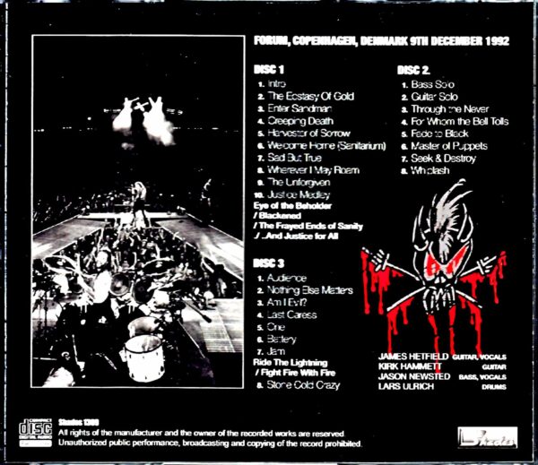 Metallica/Denmark 1992 - Image 2