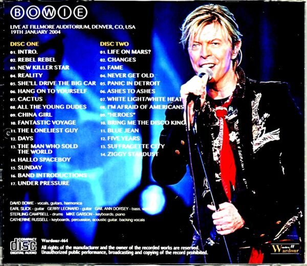 David Bowie/CO,USA 2004 - Image 2