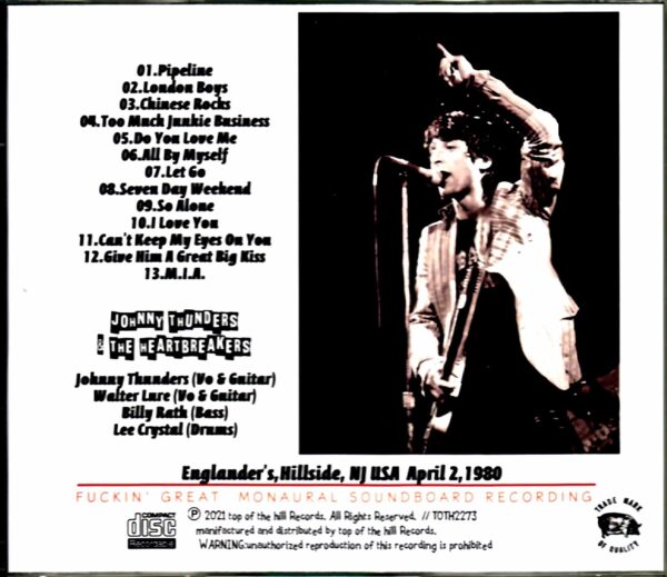 Johnny Thunders & the Heartbreakers/NJ, USA 1980 - Image 2
