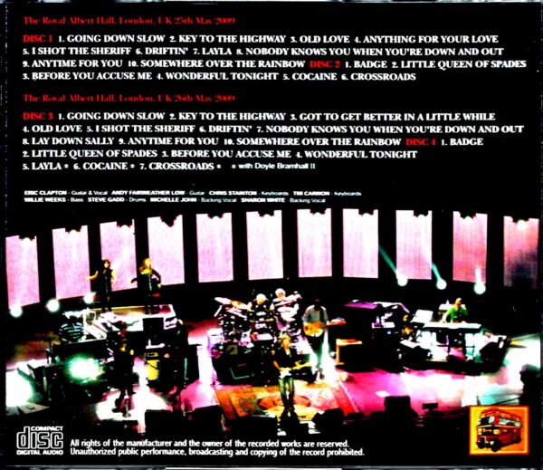 Eric Clapton/London,UK 2009 2Days Complete - Image 2