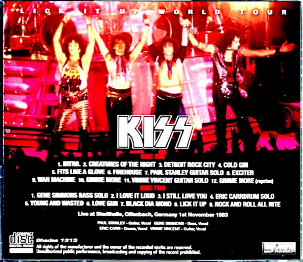 Kiss/Germany 11.1.1983 - Image 2