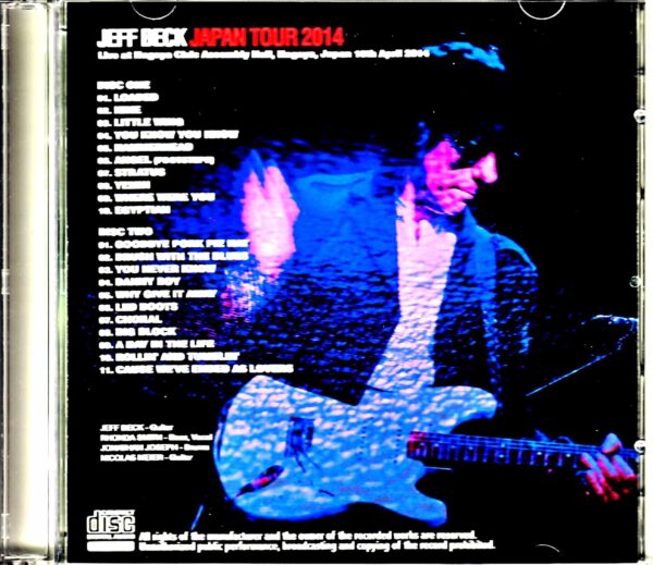 Jeff Beck/Aichi,Japan 2014 - Image 2