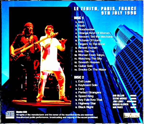 Deep Purple/France 1998 - Image 2
