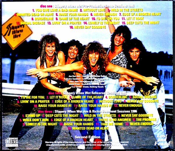Bon Jovi/Wild in the Streets Slippery When Wet Complete Sessions - Image 2
