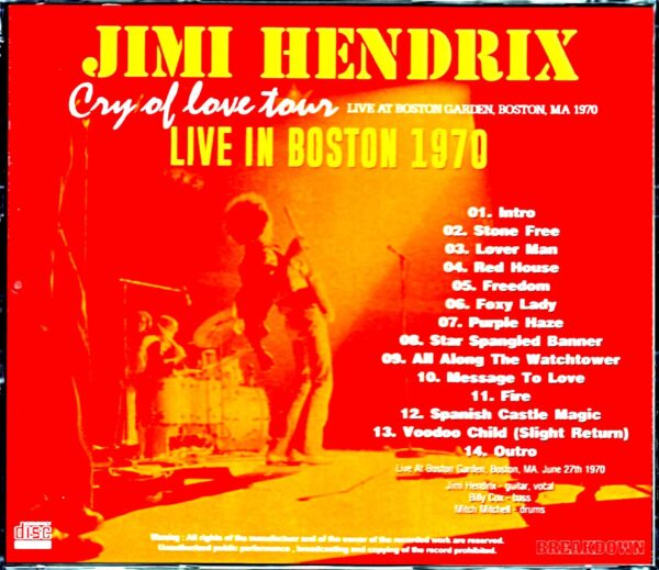 Jimi Hendrix/MA, USA 1970 - Image 2