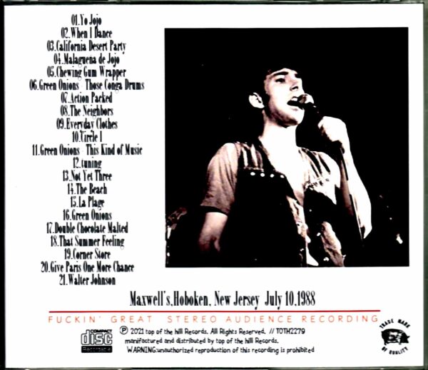 Jonathan Richman/NJ,USA 1988 Complete - Image 2