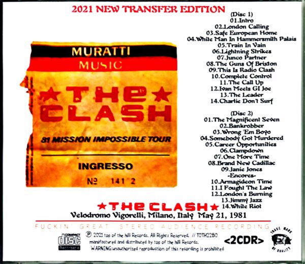 Clash/Italy 1981 Complete Upgrade - Image 2
